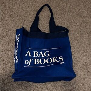 Barnes & Noble Blue Tote Bag
